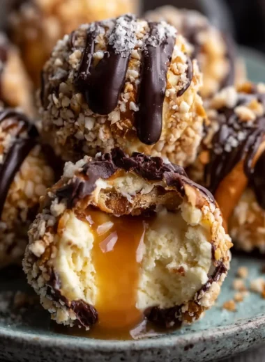 Deliciously Easy Salted Caramel Pretzel Cheesecake Balls Recipe