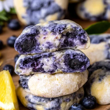 Delightful Lemon Blueberry Cheesecake Cookies Recipe