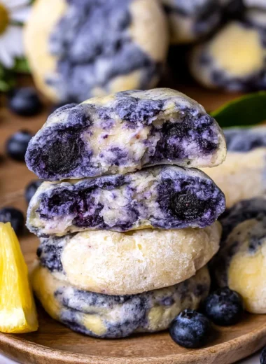 Delightful Lemon Blueberry Cheesecake Cookies Recipe