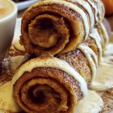 Delightful Pumpkin Pie French Toast Roll-Ups Recipe