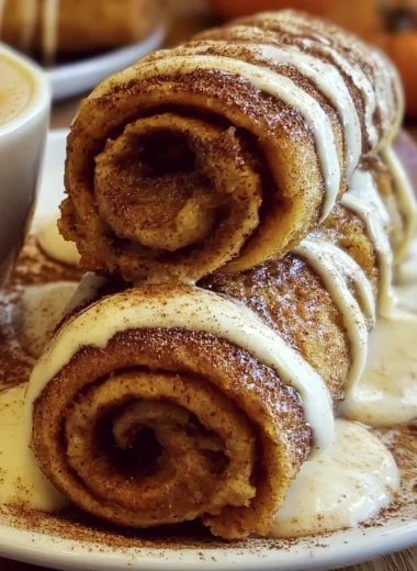 Delightful Pumpkin Pie French Toast Roll-Ups Recipe