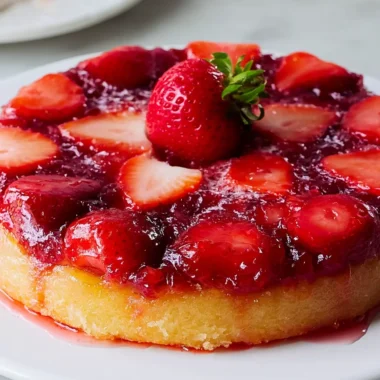 Delightful Strawberry Upside Down Cake Recipe