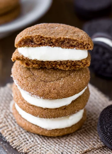 Delightfully Soft Molasses Cream Pie Cookies Recipe