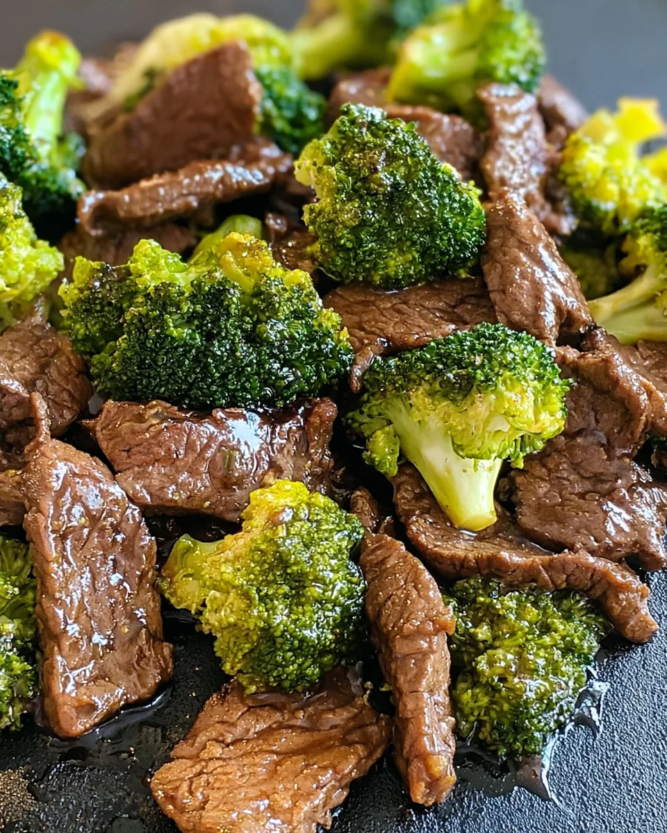 Easy Beef and Broccoli Recipe on the Blackstone Griddle