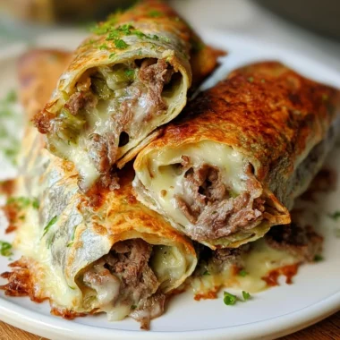 Easy Keto Philly Cheesesteak Roll Ups Recipe