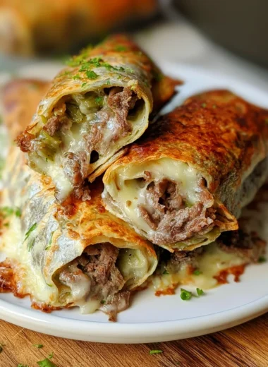 Easy Keto Philly Cheesesteak Roll Ups Recipe