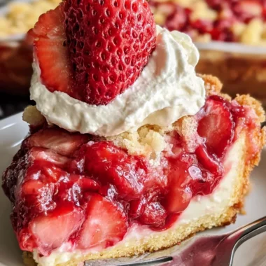 Easy Strawberry Cheesecake Dump Cake Recipe