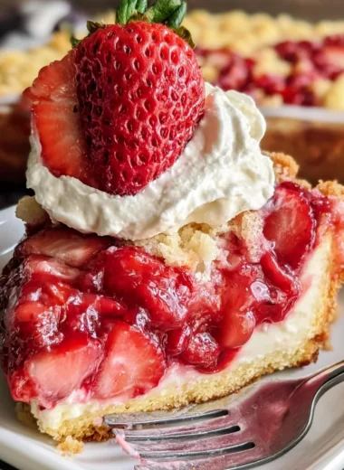 Easy Strawberry Cheesecake Dump Cake Recipe