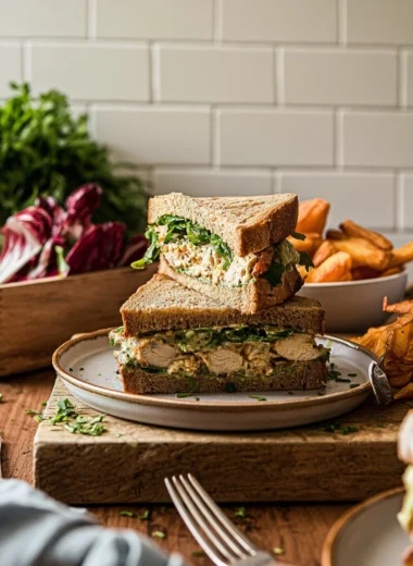 Quick & Creamy Chicken Sandwich Recipe