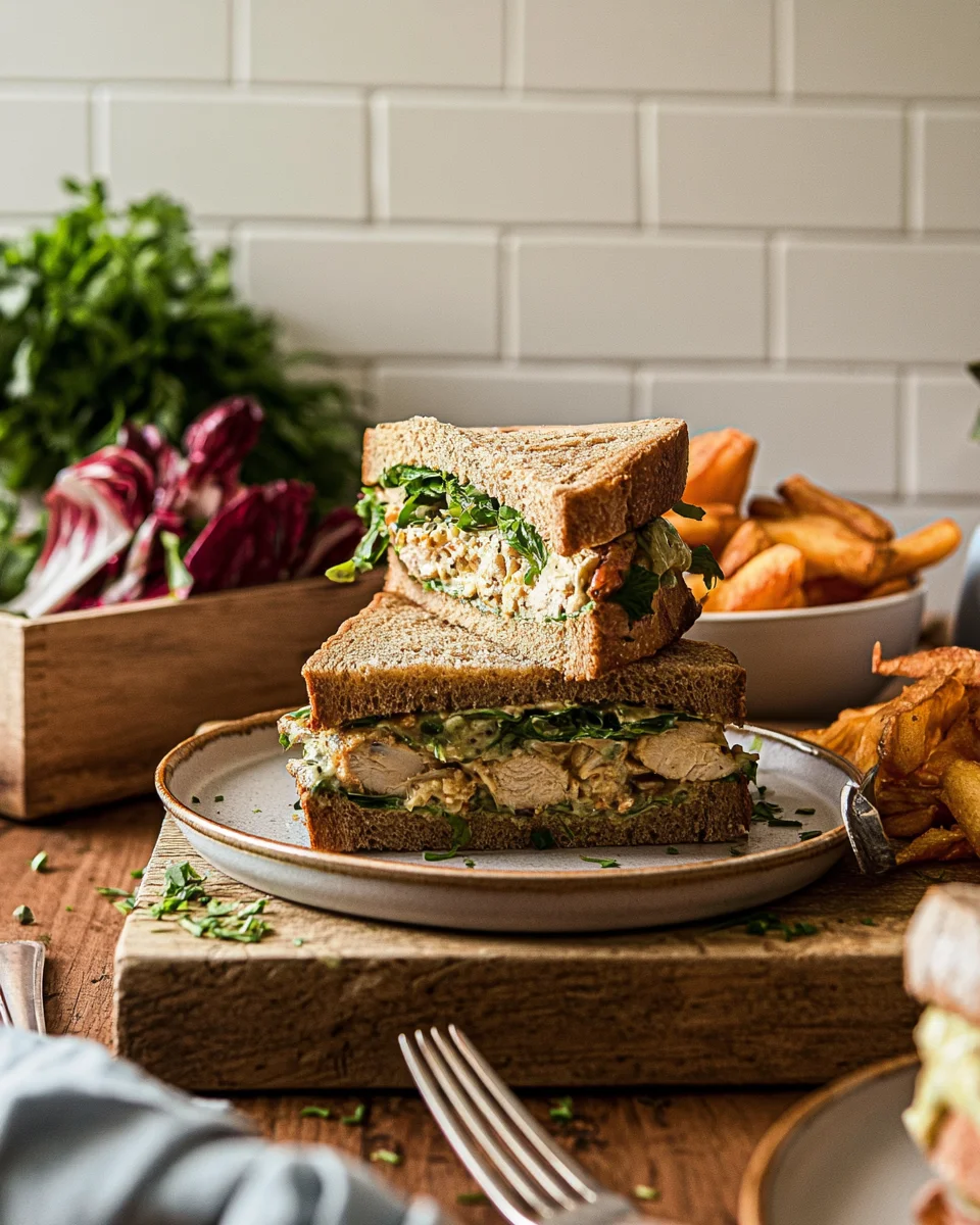 Quick & Creamy Chicken Sandwich Recipe