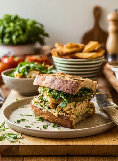 Quick & Creamy Chicken Sandwich Recipe