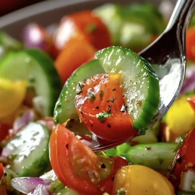 Refreshing Cucumber Tomato Salad Recipe