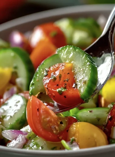 Refreshing Cucumber Tomato Salad Recipe