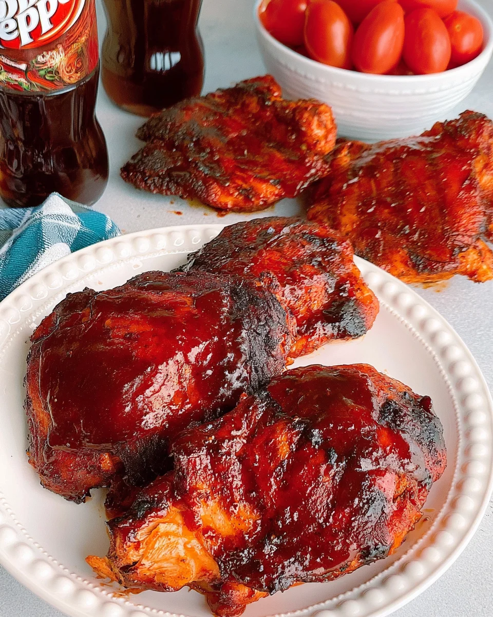 Sweet and Savory Cherry Dr. Pepper Grilled Chicken Recipe