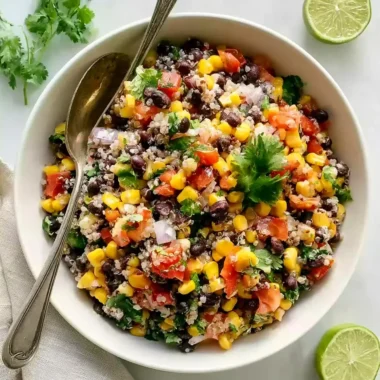 Sweet Corn and Black Bean Quinoa Salad Recipe