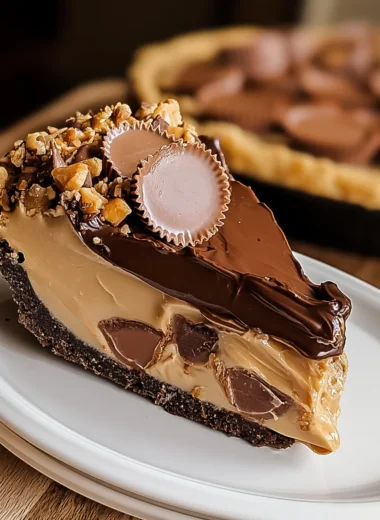Decadent Reese's Peanut Butter Cup Pie Recipe